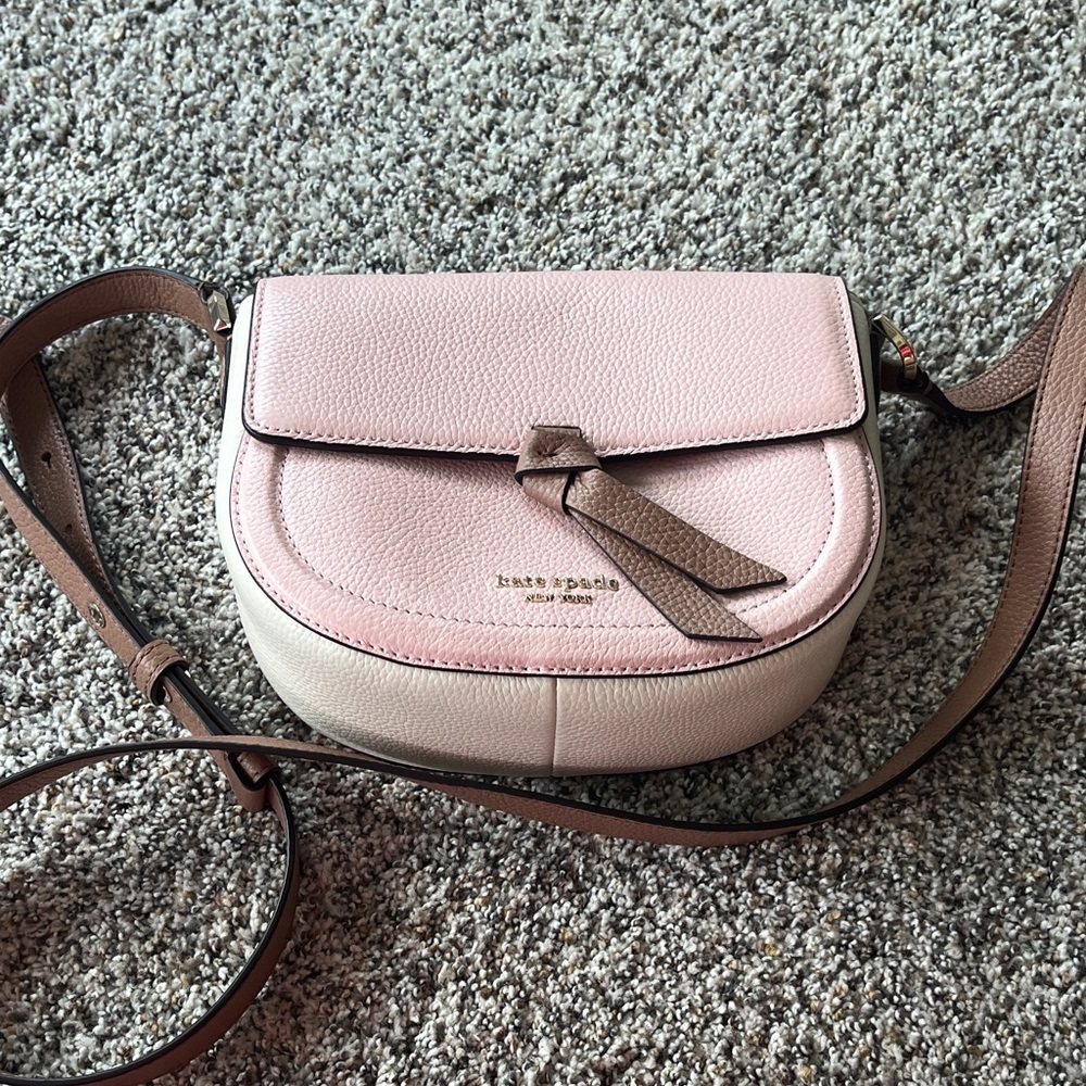 Kate Spade Pink and Cream Crossbody Bag